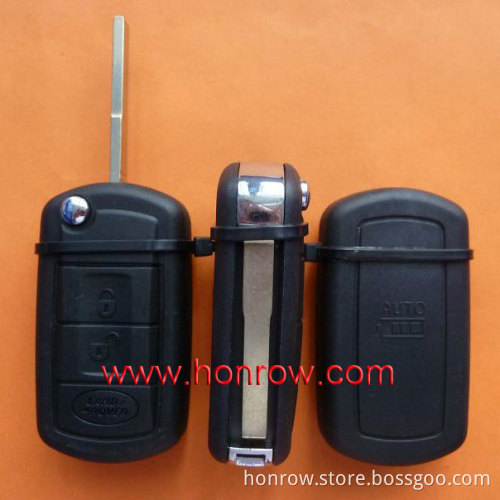 3 button flip remote key blank with Logo (high quality)(Ford style)